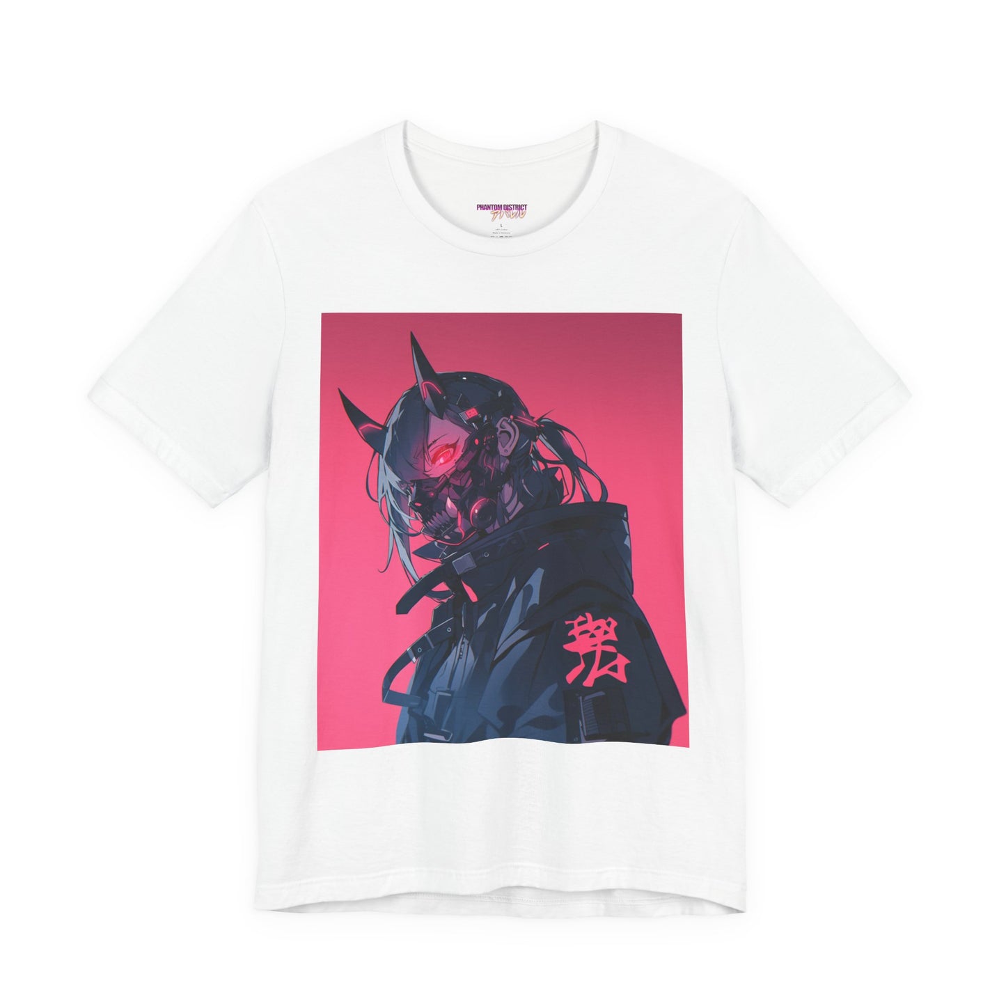 CYBER ONI // WHITE TEE