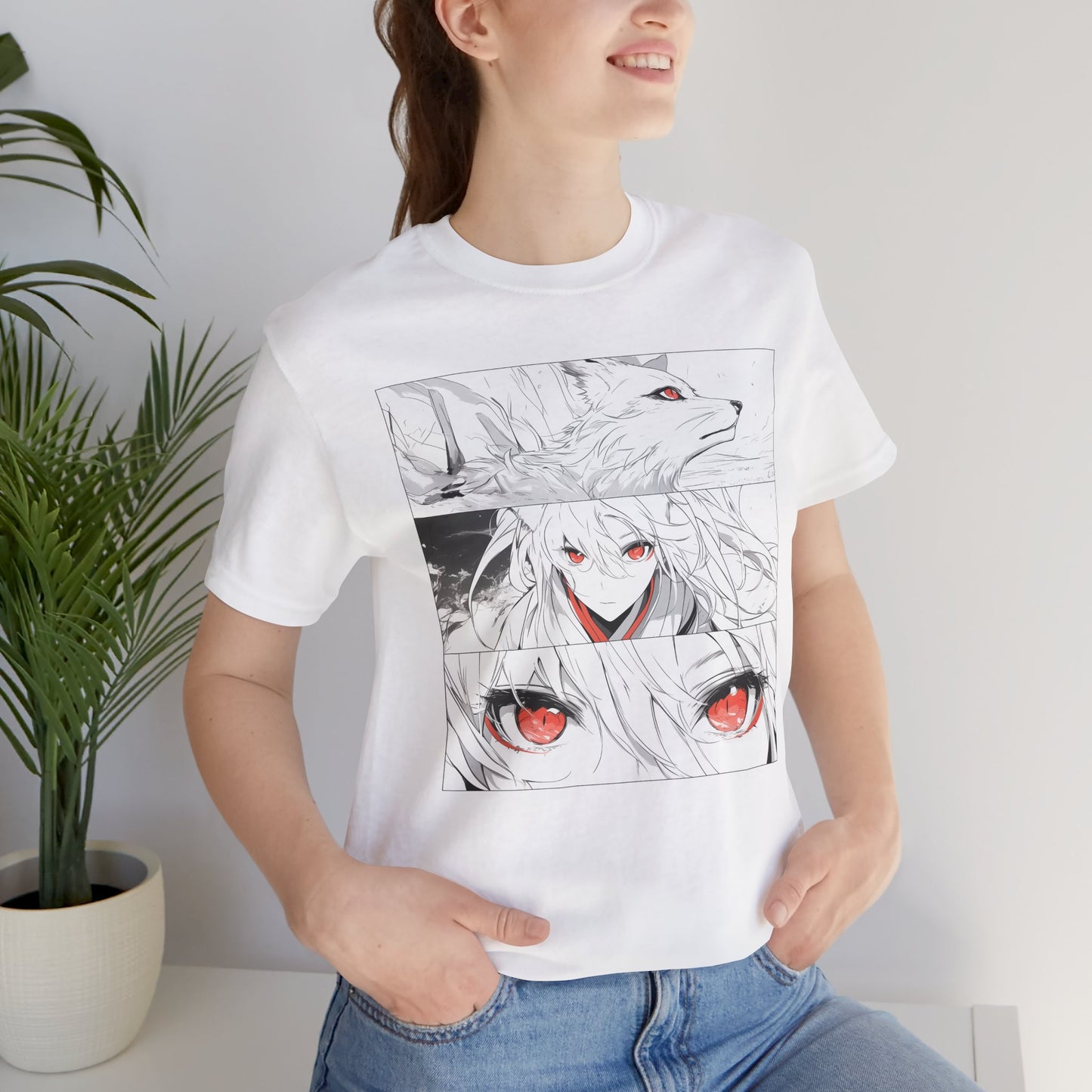 Kitsuneline // Anime Fox Eyes Tee