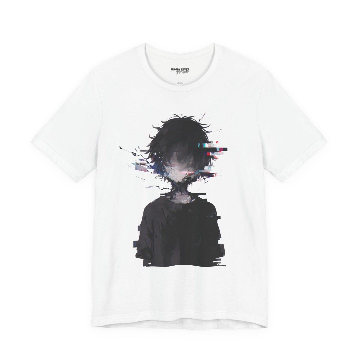 GLITCHED BOY // WHITE TEE