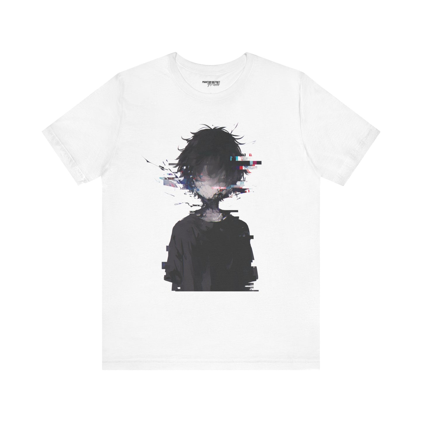 GLITCHED BOY // WHITE TEE