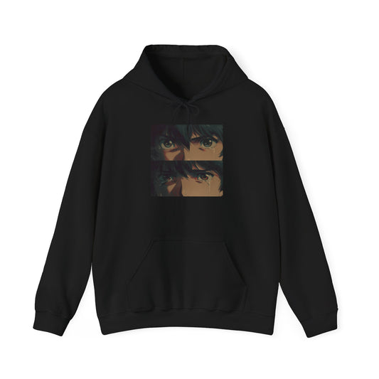 Tearline // Crying Anime Eyes Hoodie — Emotional Manga Pullover