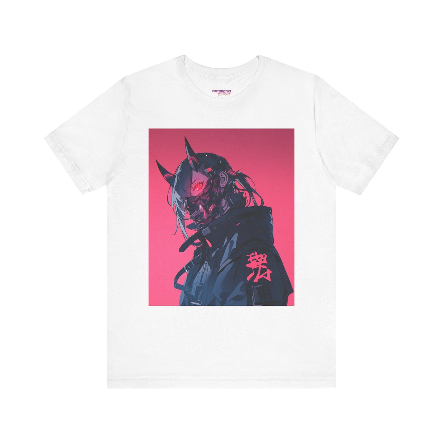 CYBER ONI // WHITE TEE