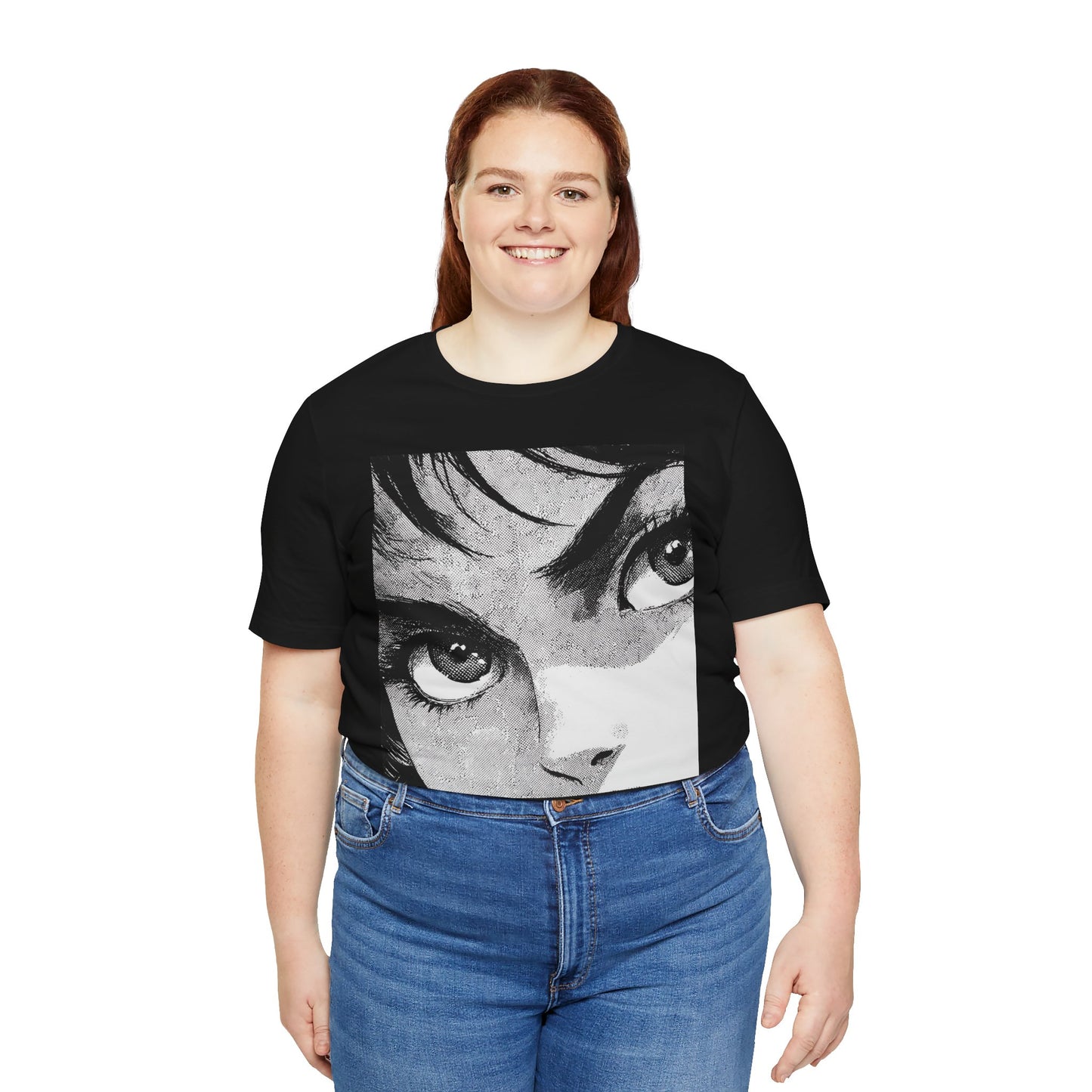 Stareframe // Vintage Manga Eyes Tee — Anime Art Graphic T-Shirt