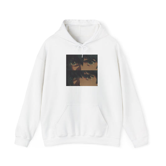 Tearline // Crying Anime Eyes Hoodie — Emotional Manga Pullover