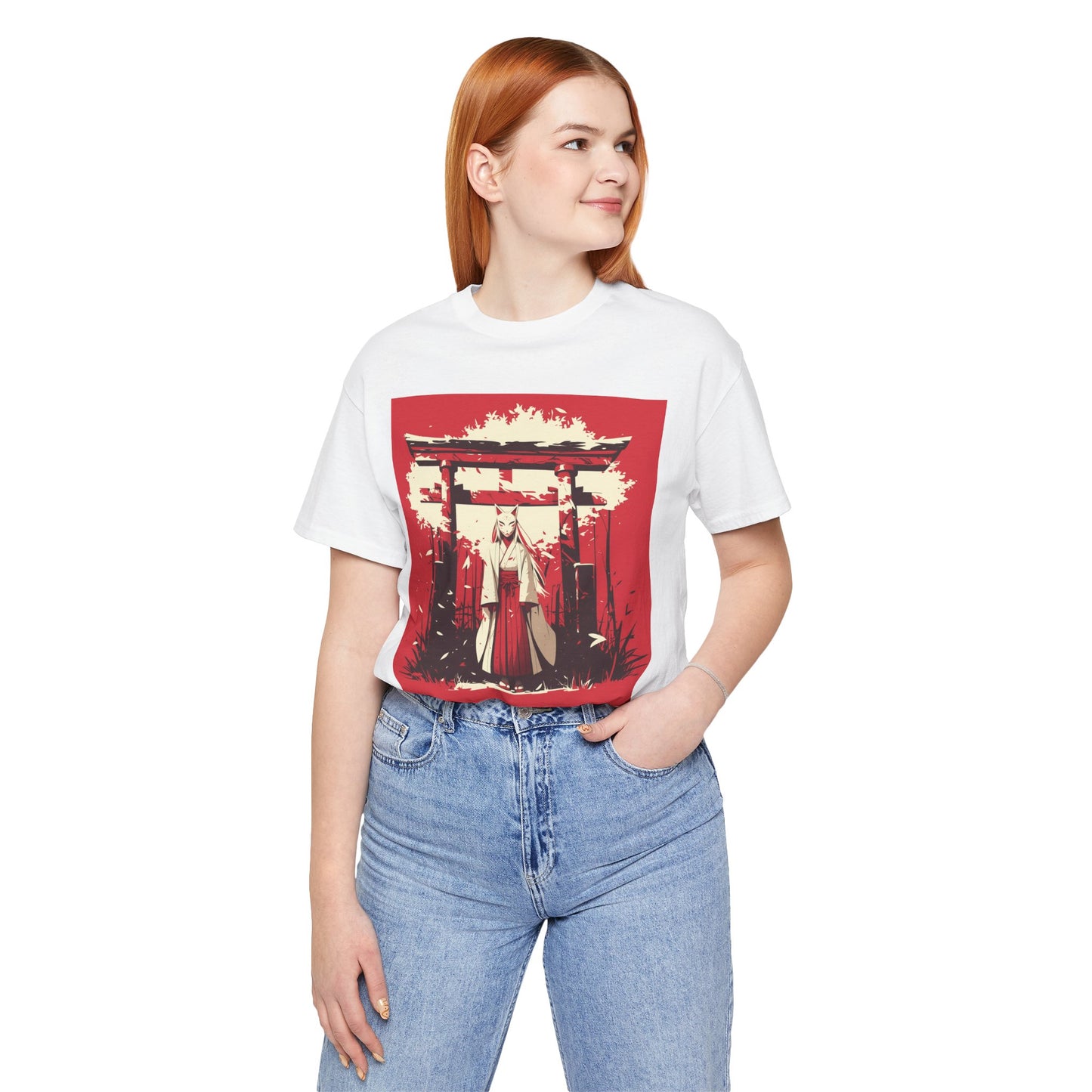 Kitsune Gate // Torii Graphic Tee – White